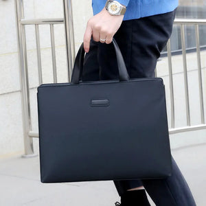 Men Business PVC Handbag Tote Bag Laptop Briefcase
