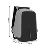 Anti-theft Waterproof Business Backpack 15 Inch USB Rechargeable