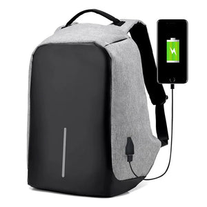 Anti-theft Waterproof Business Backpack 15 Inch USB Rechargeable