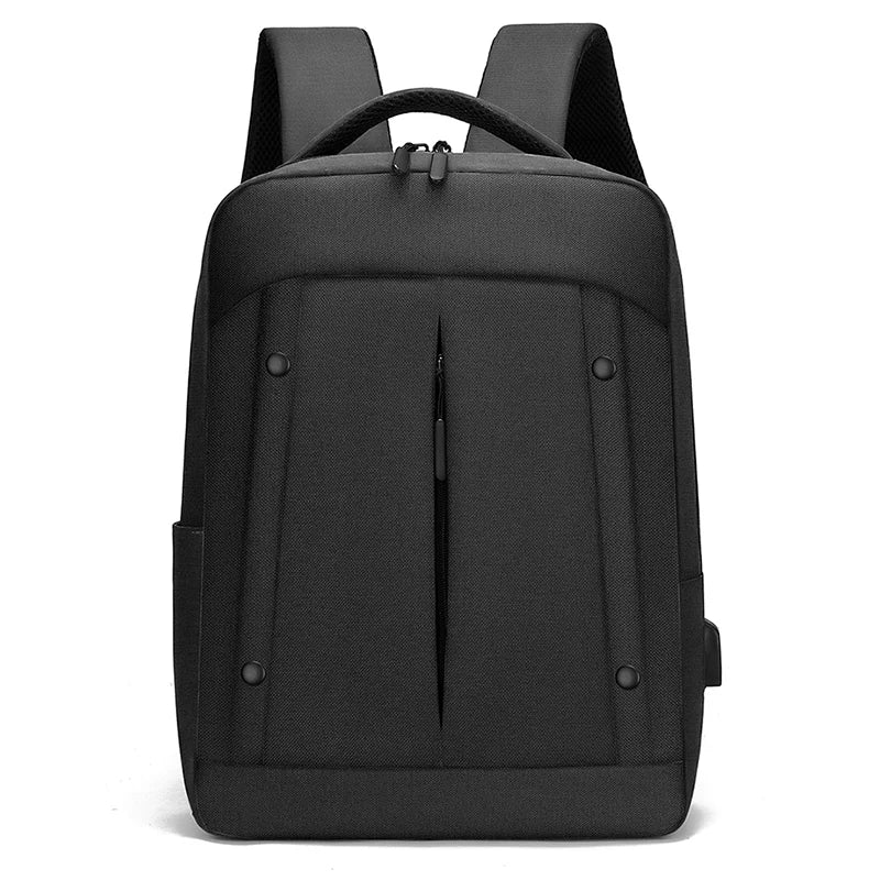 Men's Backpack 15.6 Inch Laptop Bag USB Charging Waterproof Rucksack