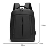 Men's Backpack 15.6 Inch Laptop Bag USB Charging Waterproof Rucksack