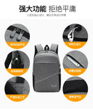 Men's Waterproof Backpack with USB Charging Port