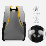 Men's Waterproof Business Laptop Backpack USB Charging Bagpack