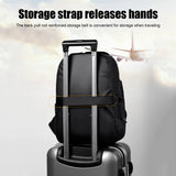 Men's Waterproof Business Laptop Backpack Casual Large Capacity Bagpack Rucksack