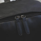 Men's Business Backpack Soft Leather Women's Bag