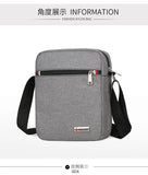 Men's Canvas Crossbody Messenger Bag Small Casual Handbag