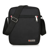 Men's Canvas Crossbody Messenger Bag Small Casual Handbag