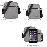 Men's Canvas Casual Handbags Crossbody Messenger Bags