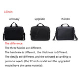 17 inch Laptop Bag Men's Briefcase Messenger Bag for Business Office Documents