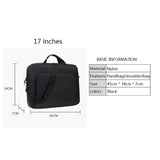 17 inch Laptop Bag Men's Briefcase Messenger Bag for Business Office Documents