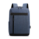 Men's Business Backpack Waterproof Bag Male Laptop USB Charging Casual Rucksack