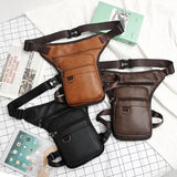 Men's Pu sports bag waist bag