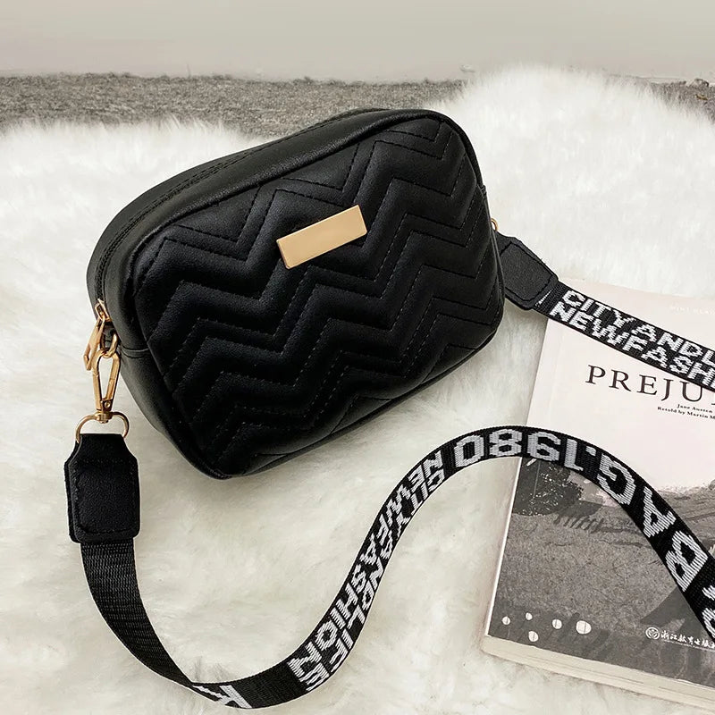 Embroidered Messenger Bag for Women Crossbody Shoulder Bag