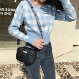 Embroidered Camera Crossbody Bag for Women