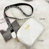 Embroidered Messenger Bag for Women Crossbody Shoulder Bag