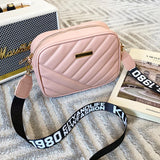 Embroidered Messenger Crossbody Bag for Women