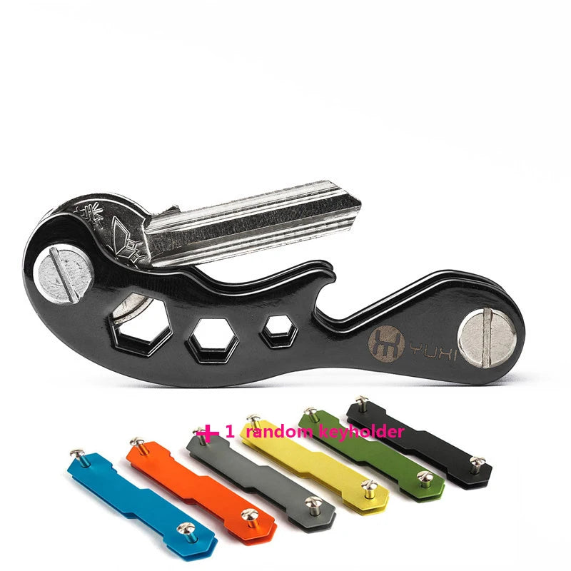 Metal Keychain for Car Keys Pocket Tools Compact Key Organizer