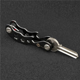 Metal Keychain for Car Keys Pocket Tools Compact Key Organizer