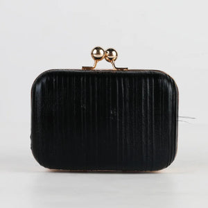 Metal Square Evening Bag Silver Wedding Clutch Chain Shoulder Crossbody