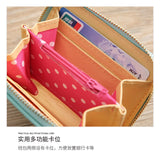 Mini Bow Women Wallet Small Wallet Short Leather Zipper Purses Portefeuille