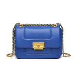 Mini Chain Shoulder Bag Lock Women Crossbody Bags High PU Leather