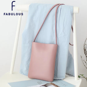 Mini Pu Women Crossbody Phone Bags Messenger Bag Pure Mobile Phone Bags Pouch