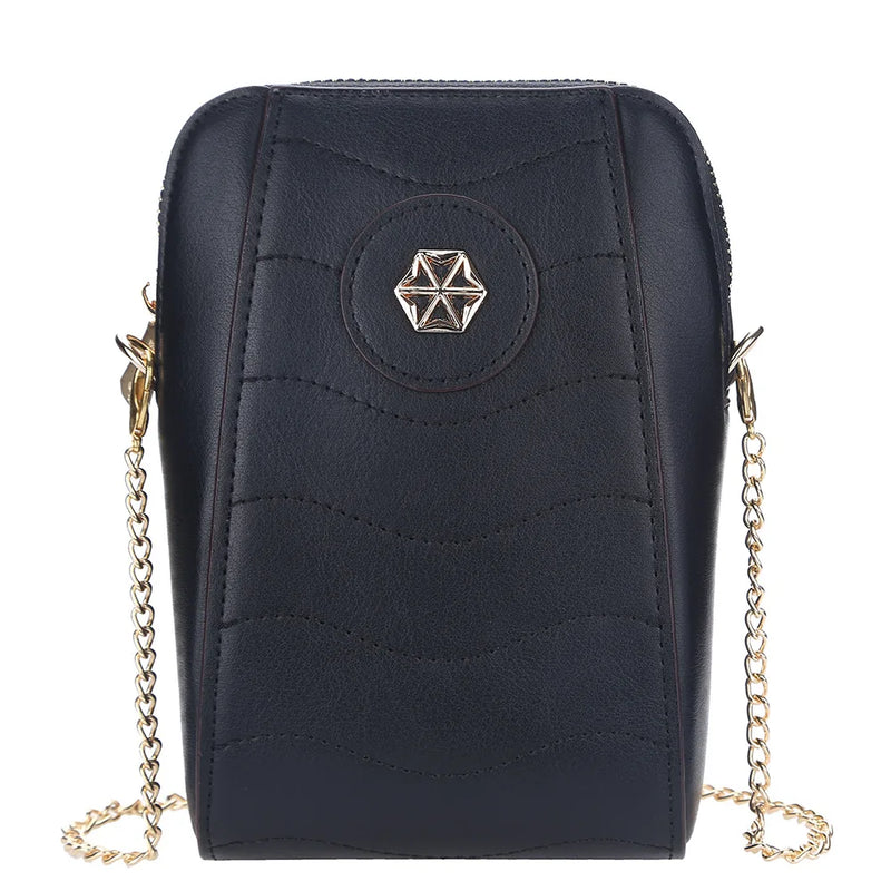 Mini Women Messenger Bags Chain Zipper Female Bags Top Phone Pocket
