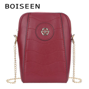 Mini Women Messenger Bags Chain Zipper Female Bags Top Phone Pocket