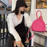 Mini PU Leather Women's Backpack Girls School Shoulder Handbag
