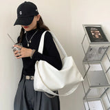 Minimalist Women's Bucket Messenger Bags Large Capacity Shoulder Bags