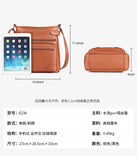 PU Leather Shoulder Bag Female Messenger Bag Small Square Bag