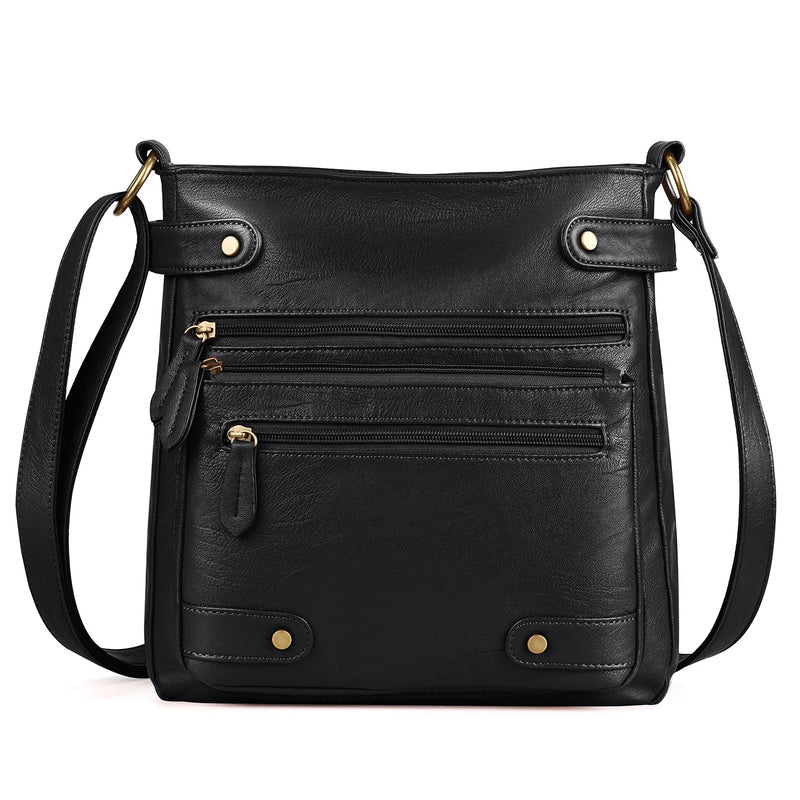 PU Leather Shoulder Bag Female Messenger Bag Small Square Bag