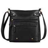 PU Leather Shoulder Bag Female Messenger Bag Small Square Bag