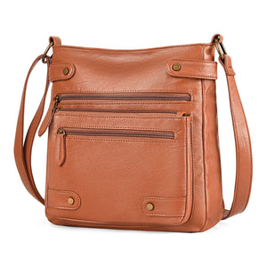 PU Leather Shoulder Bag Female Messenger Bag Small Square Bag
