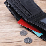 Multi-Card Space PU Leather Wallet Tote Bag Portefeuille Homme