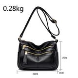 Soft Leather Shoulder Bag Women Casual Messenger Sac A Main Femme