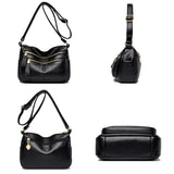 Soft Leather Shoulder Bag Women Casual Messenger Sac A Main Femme