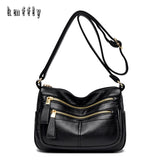 Soft Leather Shoulder Bag Women Casual Messenger Sac A Main Femme