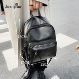 Women's Pu Leather Backpack Large Capacity Casual Travel Bag