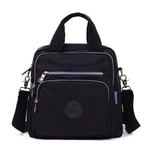 Teenager Casual Solid Women Shoulder Bag Nylon Oxford Mochila