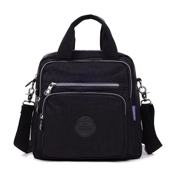 Teenager Casual Solid Women Shoulder Bag Nylon Oxford Mochila