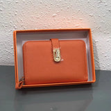 Leather Wallet Women Wallet Money Bag Cell Phone Pocket Ladies Long Purse