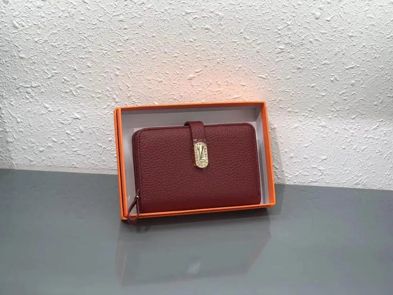 Leather Wallet Women Wallet Money Bag Cell Phone Pocket Ladies Long Purse