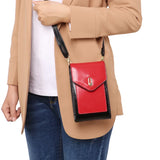 Panelled Small Crossbody Phone Bag For Women Female Mini Messenger Bags