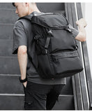 Lightweight Canvas Backpack with Large Capacity for Men