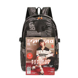 3pcs/set Junior Laptop Backpacks High Schoolbag Boys Men School Backpack
