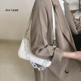 Acrylic Chain Large Capacity Shoulder Bag Vintage Casual