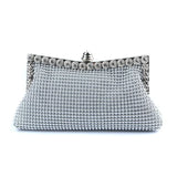 Aluminum Bead Evening Bag with Rhinestone Celebrity Banquet Bags