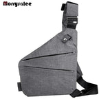 Anti-Theft Men's Bags Multi-pocket Chest Pack Crossbody Bags