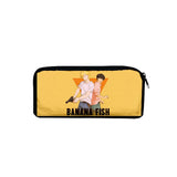 3D Banana Fish Student Large Capacity Pencil Bag School Zipper Pen Case